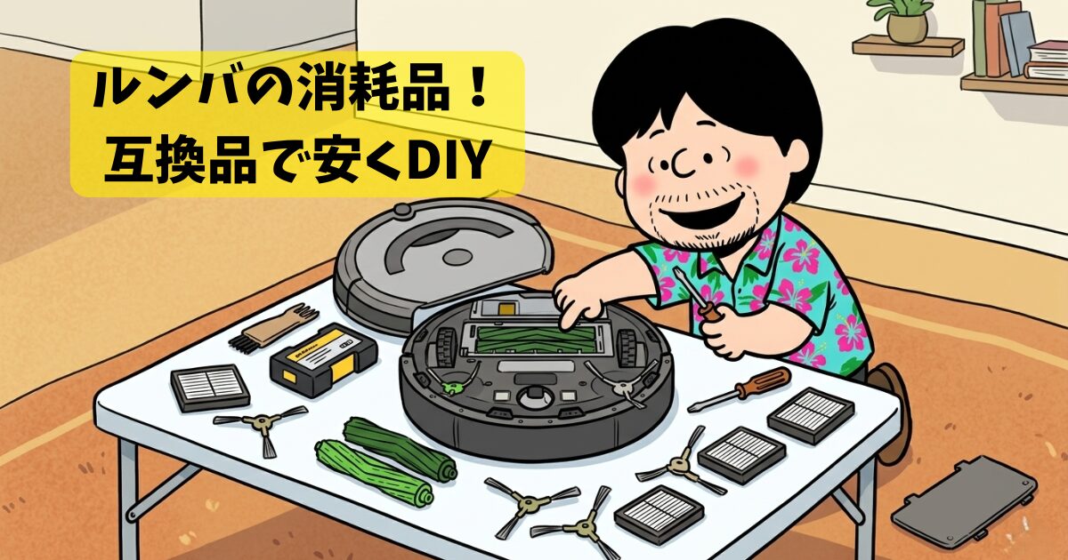 【ルンバ870】消耗品は互換で安くDIY交換！バッテリー以外も充実【作業時間20分】 画像2