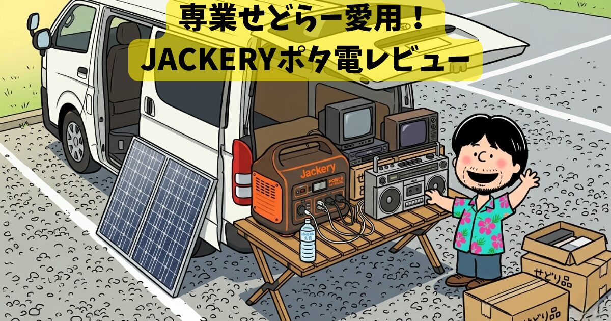 【JACKERYポータブル電源】ジャンクせどらー歴8年目、筆者の動作確認アイテム 画像8