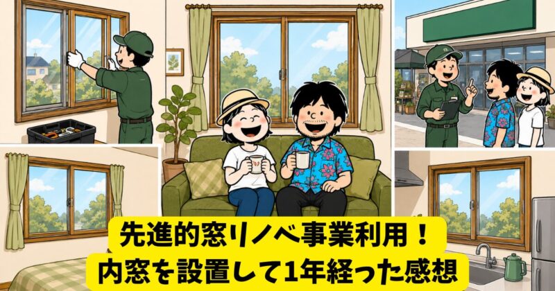 先進的窓リノベ事業利用！