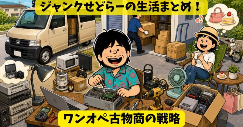 ジャンクせどらーの生活まとめ