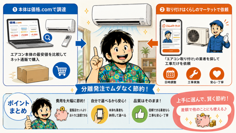 エアコン購入・設置の節約ガイド